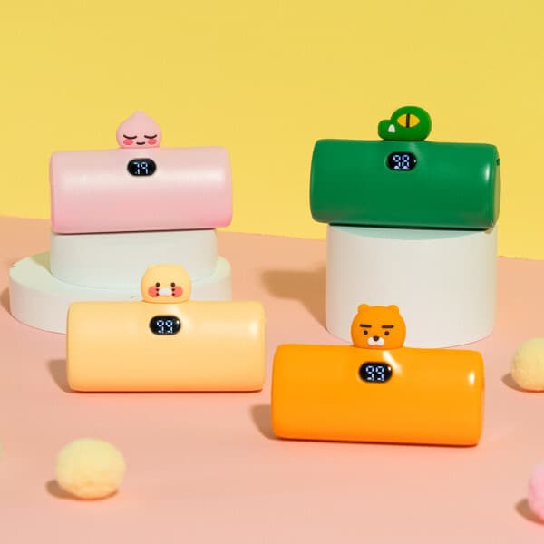 (주)리튬포어스 카카오프렌즈 빼꼼 도킹형 C타입 고속충전 보조배터리 5000mAh 20W - 최저가 29,900원