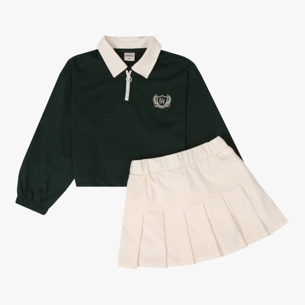 이랜드글로벌키즈 유솔 분또 에리 스커트 세트 2PCS