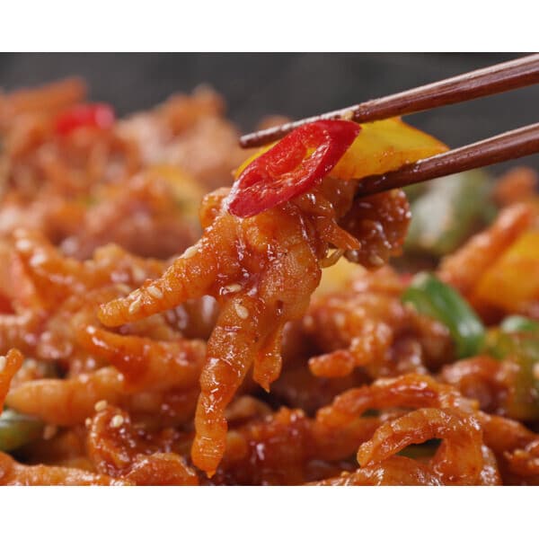 롯데 홈쇼핑 위즈인터내셔널 직화구이 튤립 닭발 11팩 150g