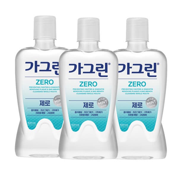 동아제약-스타배송 가그린 제로 820ml 3개 - 최저가 17,800원