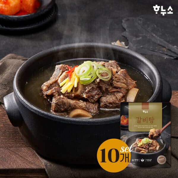 하누소 하누소 갈비탕 700g 10팩 고기소스