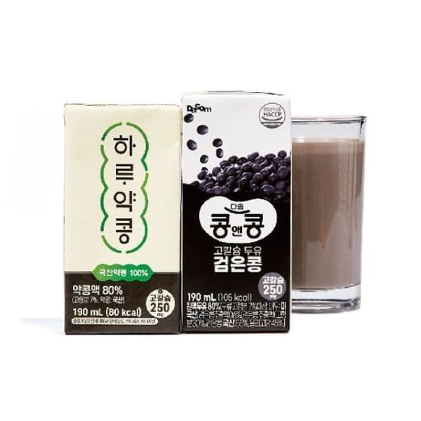 NS홈쇼핑 하루약콩 두유 190ml 72팩 - 최저가 39,900원