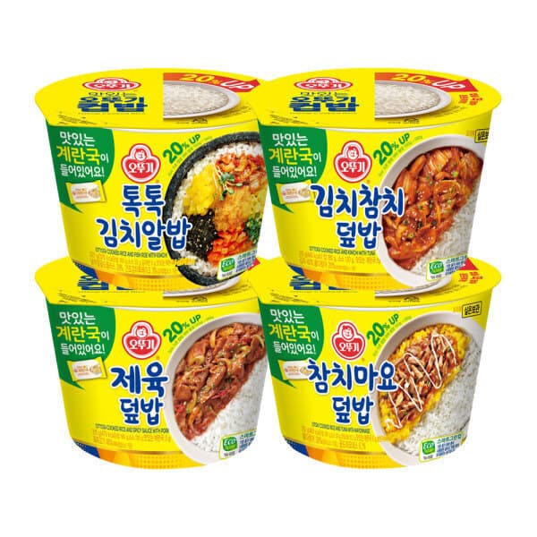 오뚜기mall 오뚜기 컵밥 즉석국 포함 6개+6개 골라담기 - 최저가 31,900원