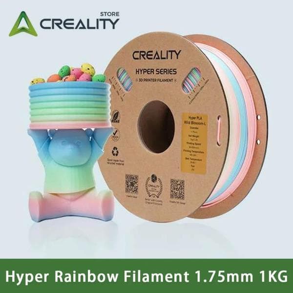 천만마케뜨 Creality 하이퍼 PLA 필라멘트 레인보우 1kg 0.03mm