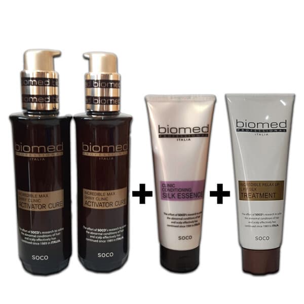 트리플몬스터 바이오메드 맥스샤이닝 액티베이터 큐어 120ml+120ml 전문가용 실크에센스 200ml LPP팩 100ml