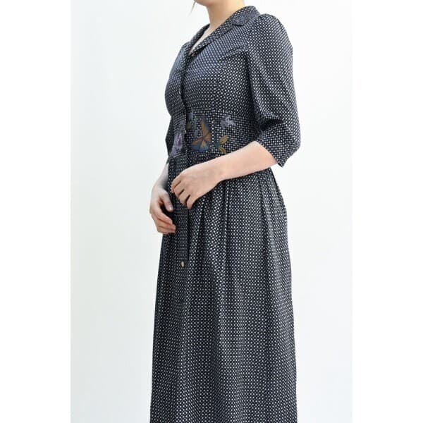 롯데백화점1관 코튼 프린트 허리 포인트 원피스 B242WO3250 - 최저가 179,100원