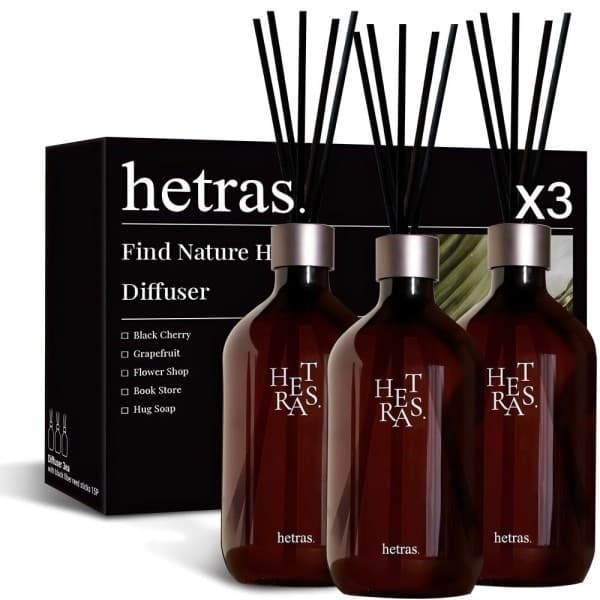 코니98 헤트라스 디퓨저 프리미엄 대용량 플라워 500ml 3개 세트 - 최저가 37,400원