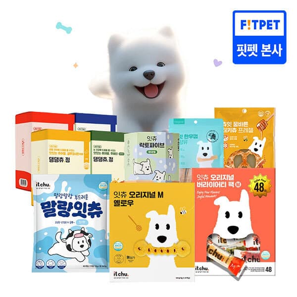 핏펫 핏펫 잇츄 강아지간식 대용량 덴탈껌/트릿/수제간식/영양간식