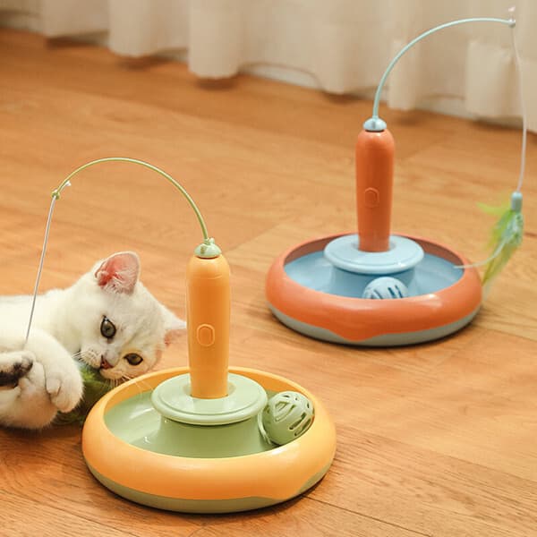 가또GATO 가또나인 회전 당근 고양이 장난감
