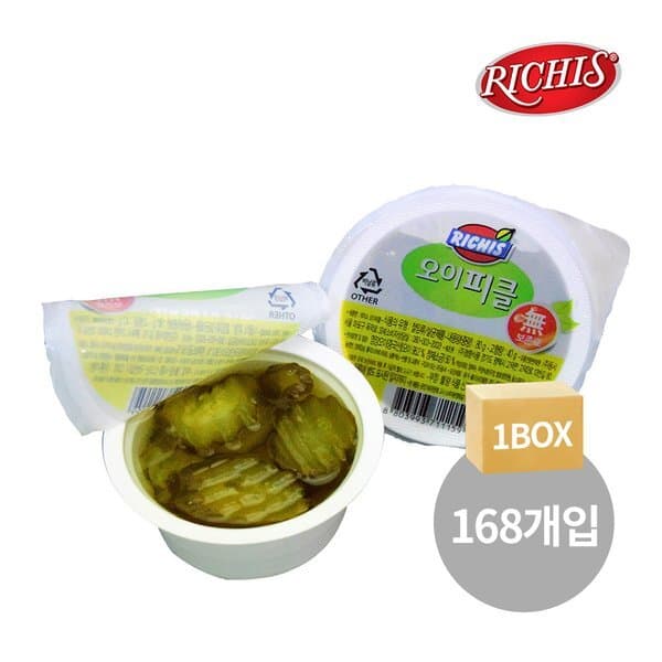 신세계몰 (주)동서 리치스 오이피클 80g x168개