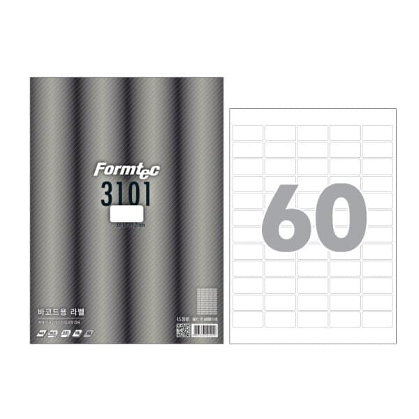 롯데아이몰 폼텍 라벨 LS-3101 A4 100매