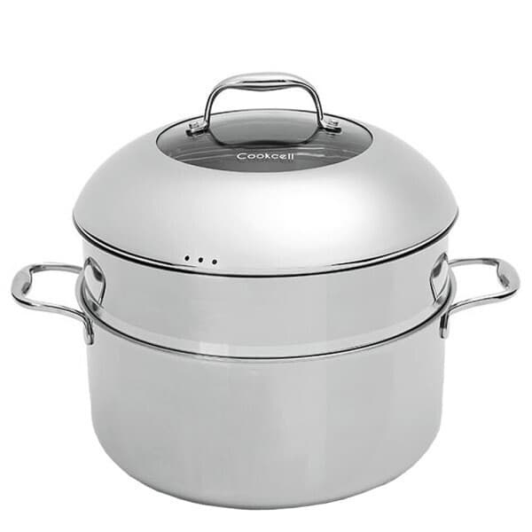 조아랑 쿡셀 블랙큐브 스테인레스통3중 곰솥+찜기 특대9L - 최저가 69,000원