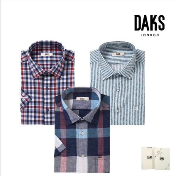 롯데 백화점 닥스 26 SS 구김없는 반소매 남방 DMS3SHCS160E1 - 최저가 58,650원