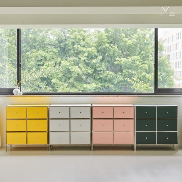 신세계몰 몰로 파오 800 미드센츄리 모듈 수납장 3단 6칸 아이언 프레임 - 최저가 322,050원