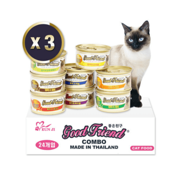 댕냥댕냥마트 굿프랜드 고양이캔 콤보 8종 85g x 24개