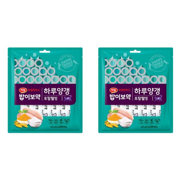 하림펫푸드 (60개구성) 밥이보약 CAT 하루양갱 토탈웰빙 28개입 X 2개 + 면역 10g x 4개 - 최저가 33,000원