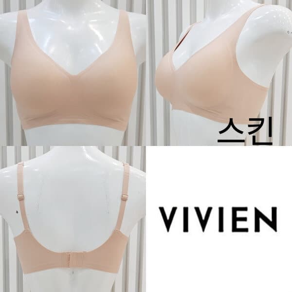 MODA아울렛 모다아울렛퓨징 스판 무봉제 심리스 노와이어 브라 BR1776B
