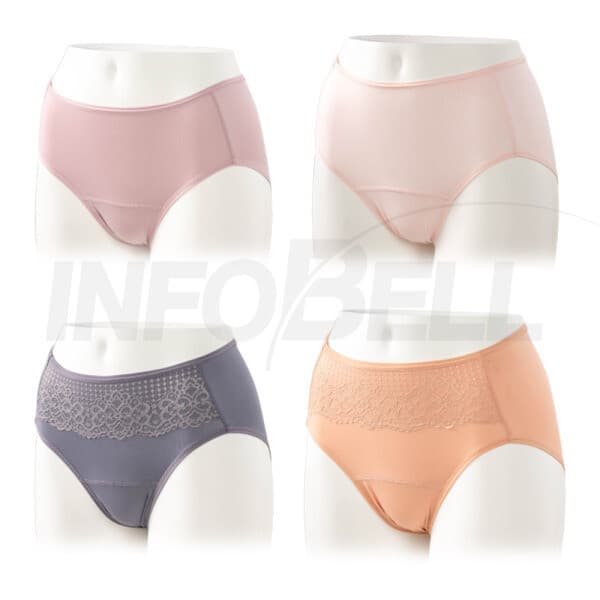 인포벨홈쇼핑 클래식 요실금팬티 여성 방수 향균 4종