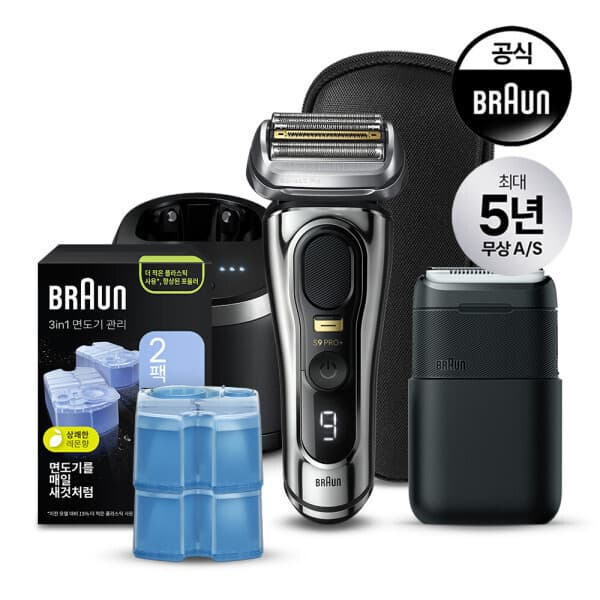 BraunOralB스타배송 브라운 시리즈9 PRO PLUS 전기면도기 - 최저가 399,000원