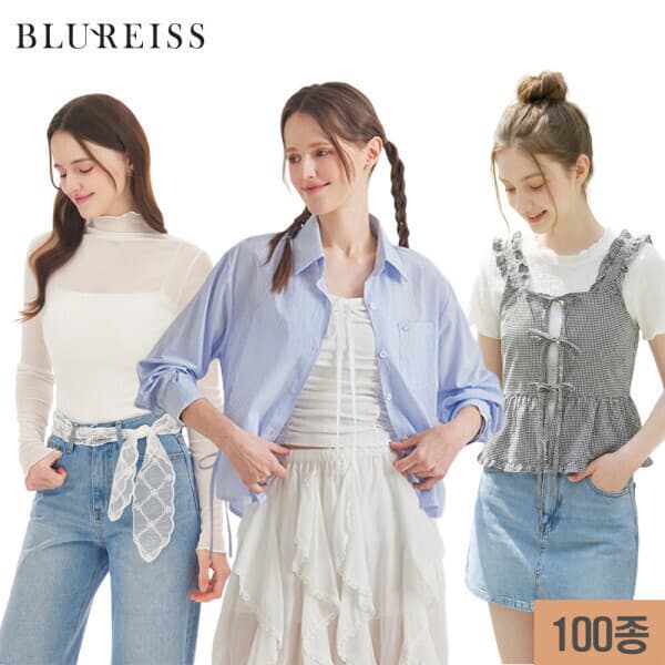 블루레이스blureiss 블루레이스 원피스 면 티셔츠 블라우스 와이드팬츠 청바지 데님