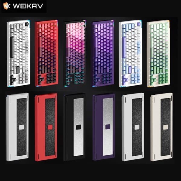 HP플러스 WEIKAV STARS80 V2 무선 기계식 게이밍 키보드 베어본 RGB