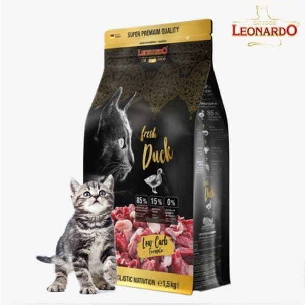 청춘개밥 레오나르도 고양이 순수생육 오리 1.5kg
