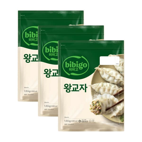 CJ제일제당공식스토어 CJ비비고 왕교자 1.05kg X 3개 - 최저가 30,500원