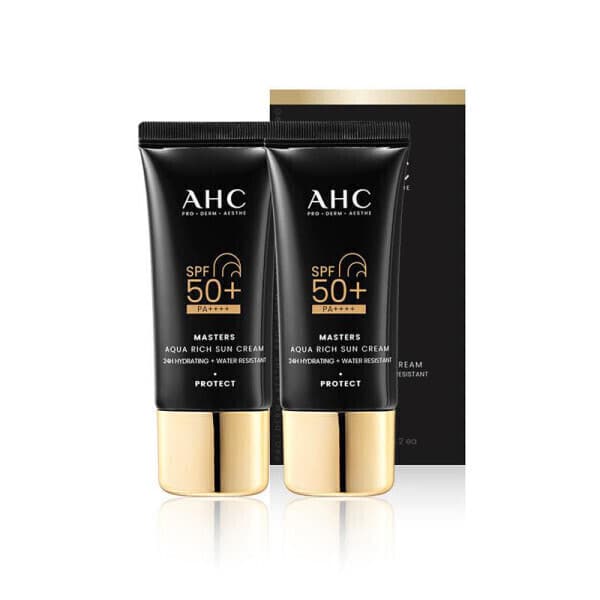 AHC_공식스토어 AHC 마스터즈 아쿠아리치 선크림 듀오세트