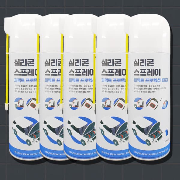 ALLBARUNLABS 정우케미칼 자동차용 실리콘스프레이 5캔 - 최저가 43,500원