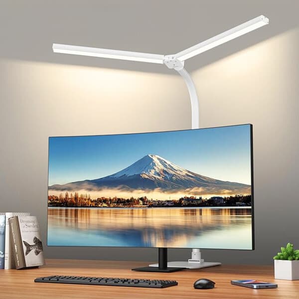 위시겟몰 몬스터라이트 BWS24C 듀얼헤드 LED 책상 스탠드 800mm - 최저가 56,900원
