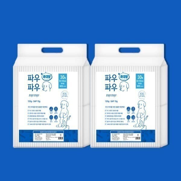 펫천국 펫천국 파우파우 강아지 배변패드 100cm x 80cm 60매