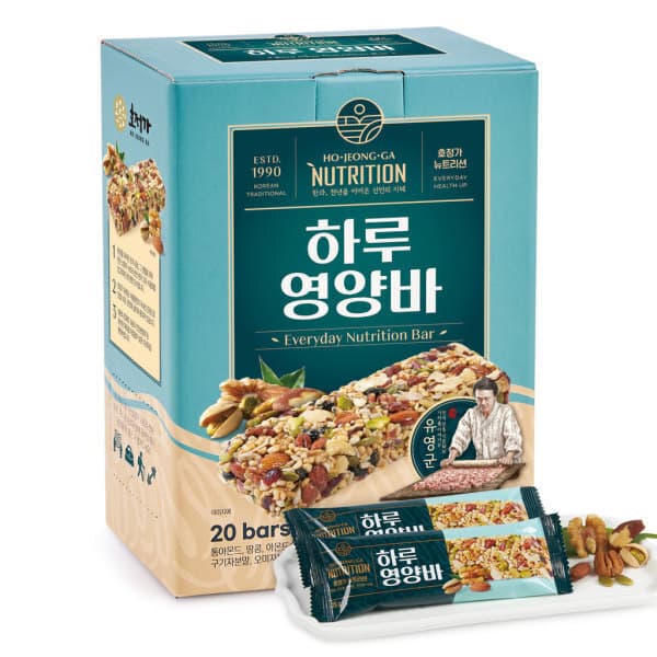 호정가 호정가 하루영양바 (20개입) 견과류 프리미엄 뉴트리션바