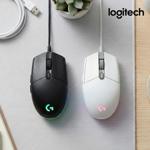KH프라자 로지텍 G102IC 2세대 LIGHTSYNC 유선 게이밍 광마우스