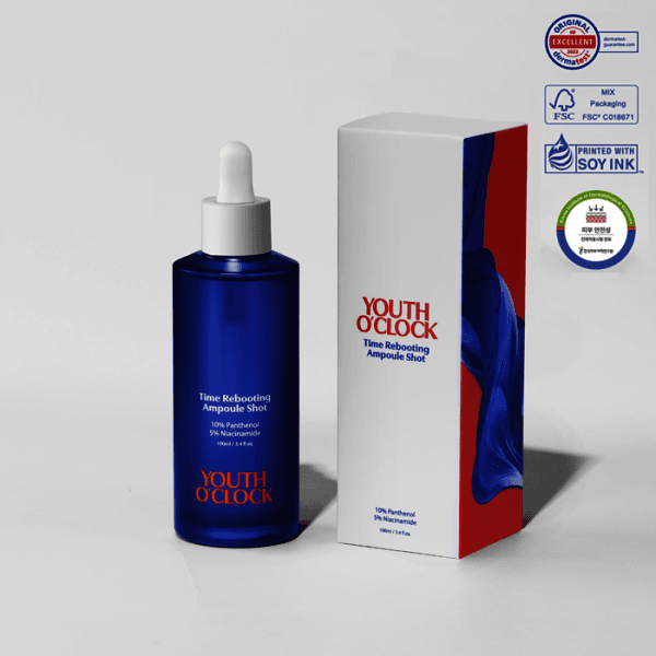유쓰어클락 판테놀 10% 피부 탄력 다크 스팟 개선 유쓰어클락 타임 리부팅 앰플 샷 100ML - 최저가 22,050원