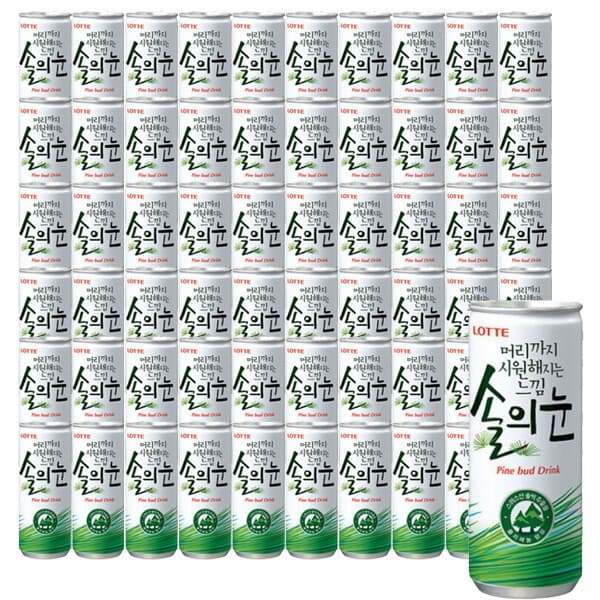 롯데칠성스타배송 솔의눈 240ml 60캔(2박스)
