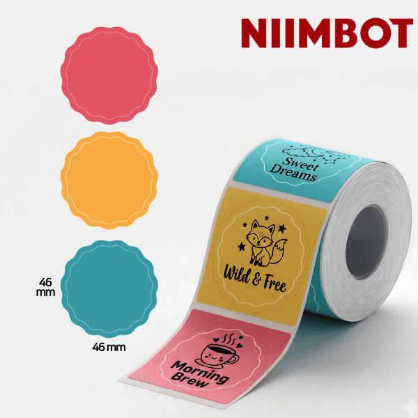 NIIMBOT공식몰 님봇 Niimbot B1 B2 B21 B31 라벨프린터 전용 라벨용지