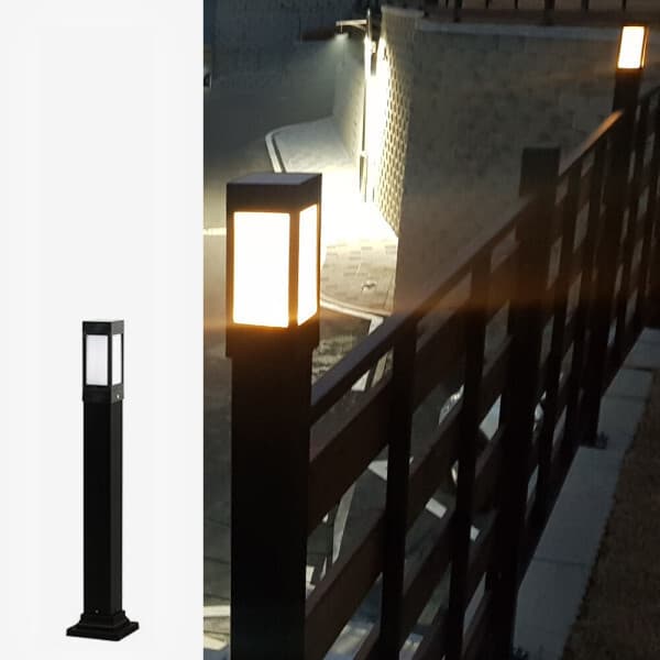 가로등 태양광 가로등 사각파이프 100-80cm