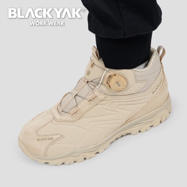 밀리엔 블랙야크 트레킹화 다이얼 경량 스웨이드 베이지 - 최저가 118,000원