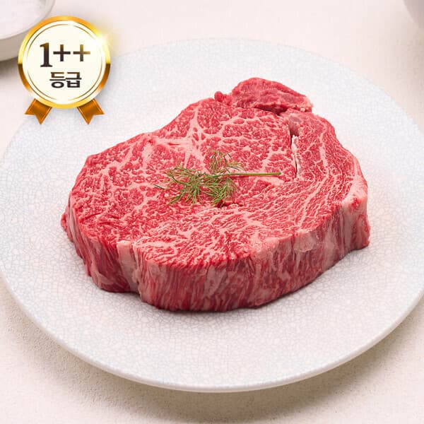 엄마네한우 엄마네한우 1++등급 투뿔한우 등심/채끝 1KG (200g x 5팩)