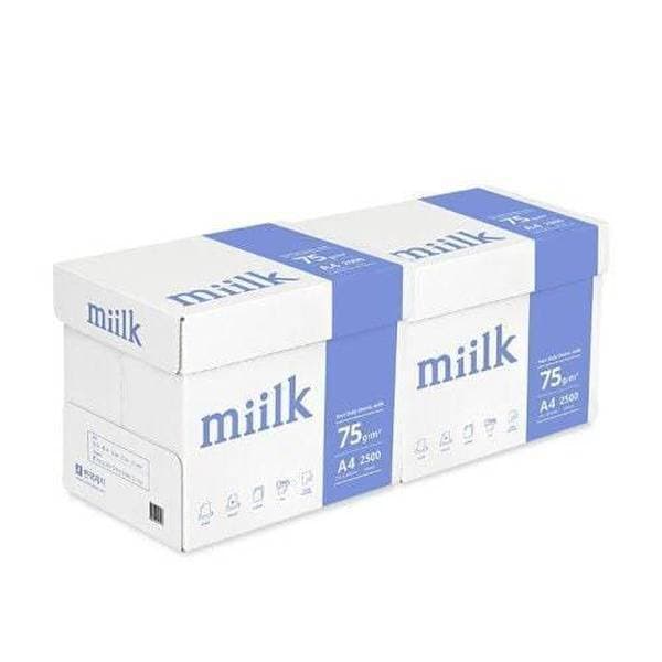 신세계몰 밀크 A4 75g 5000매(2500매x2박스) - 최저가 39,730원