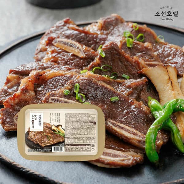 신세계라이브쇼핑 조선호텔 양념 LA갈비 400g X 8팩