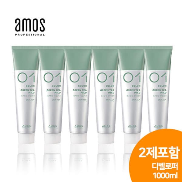 하나서비스 아모스 녹차빛채 벌커 새치커버 염색약 6개세트 - 최저가 59,800원
