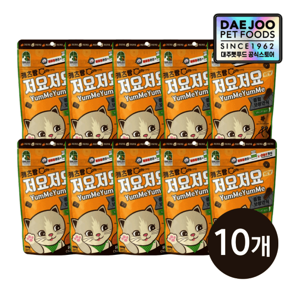 대주펫푸드 캐츠랑 저요저요 닭고기 고양이 이빨과자 150g - 최저가 26,100원