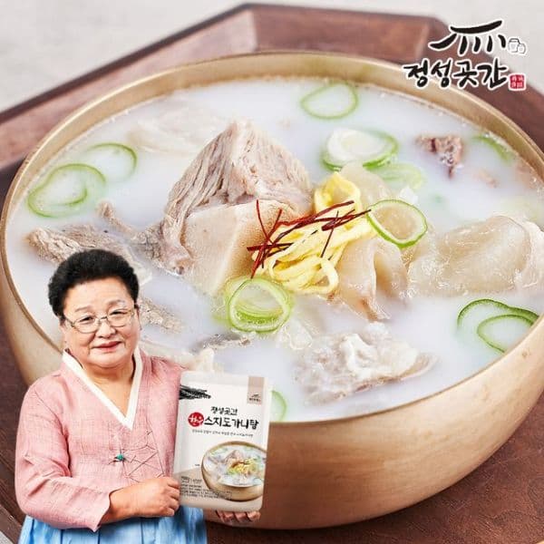 NS몰 정성곳간 강순의 명인의 한우 스지 도가니탕 700g 8팩