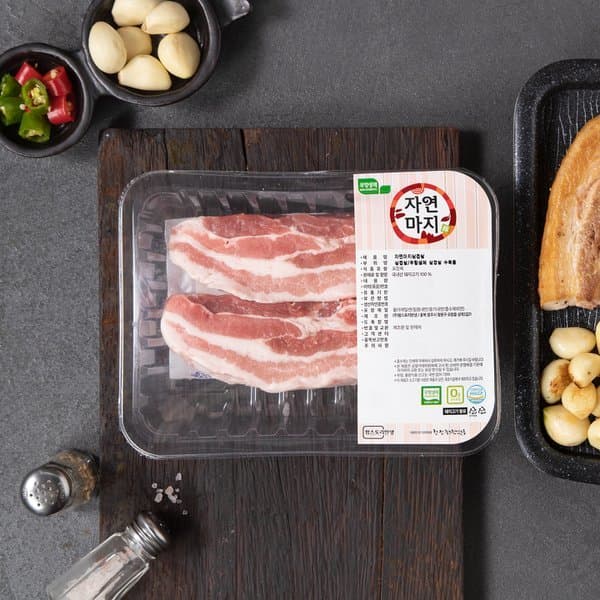이마트몰쓱배송 무항생제 1등급 한돈 자연마지 삼겹살 수육용 500g