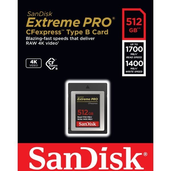 이마트몰점포택배 샌디스크 Extreme PRO CFexpress Card Type B 512GB