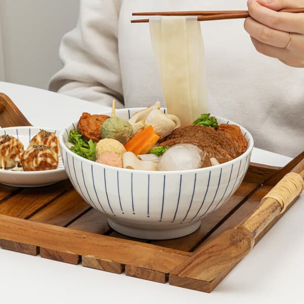 메종오브제스토어 모루 일본풍 도자기 면기 4P 세트