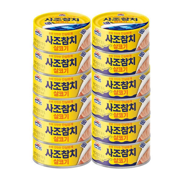 사조대림-스타배송 사조 살코기참치 12입(100gx6+85gx6)