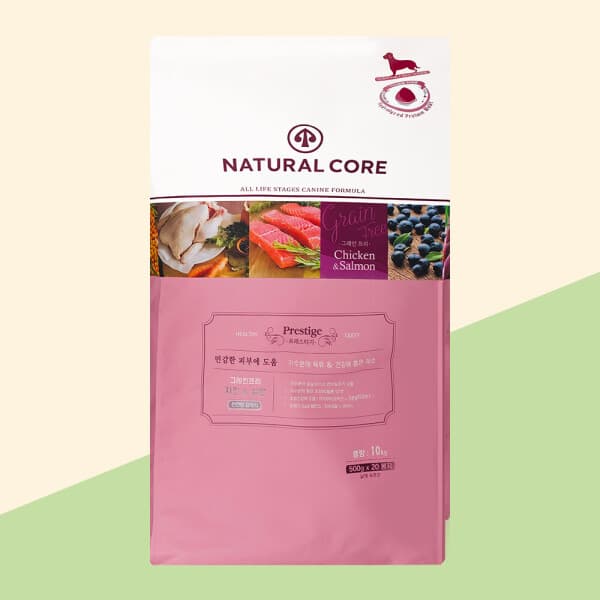 Reta8006 네츄럴코어 에코 프레스티지1 치킨 살몬 10kg - 최저가 61,900원