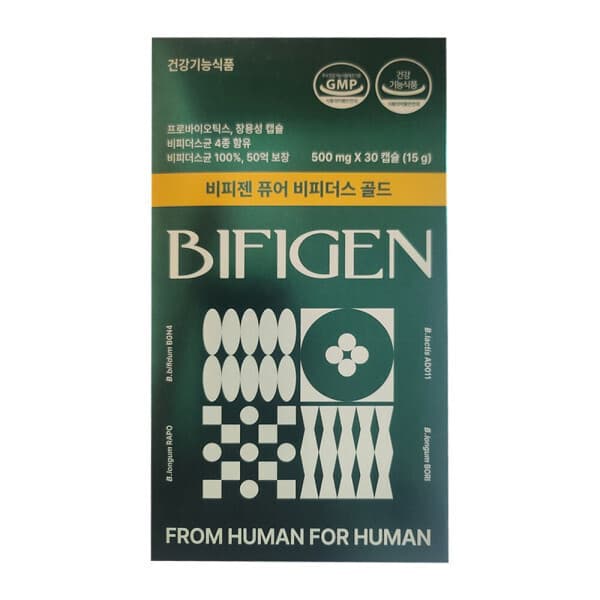 디.와이shop 비피젠 퓨어 비피더스 골드 프로바이오틱스 500mg x 30캡슐